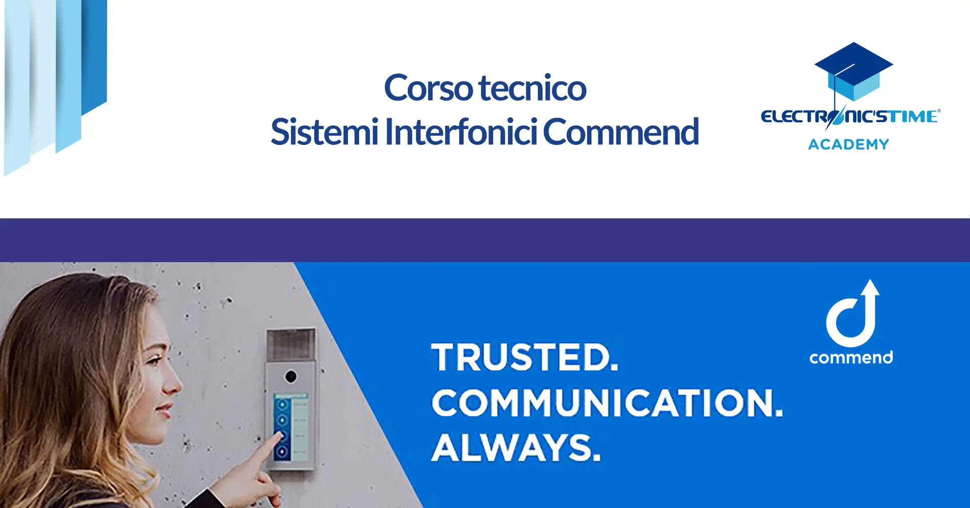 Sistemi Interfonici Commend – Corso Tecnico