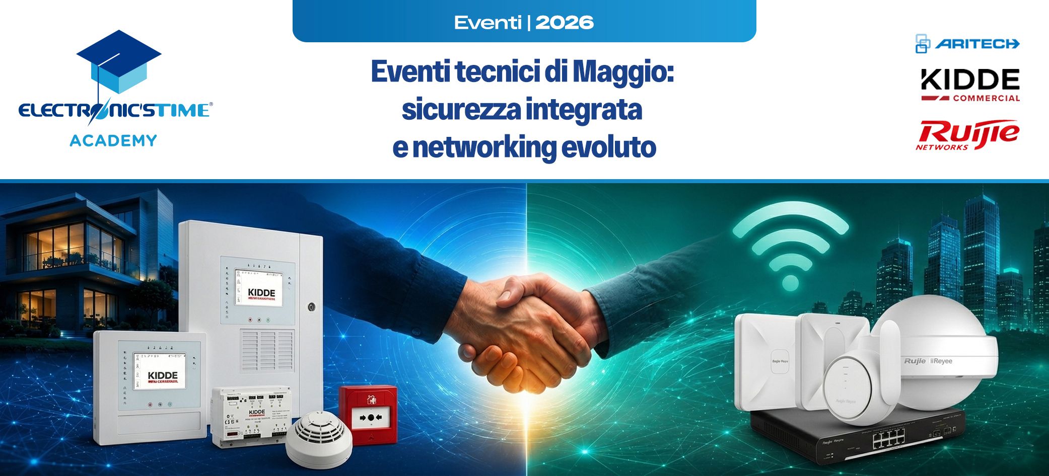 Aritech e Kidde per antintrusione, accessi e incendio – RENDE