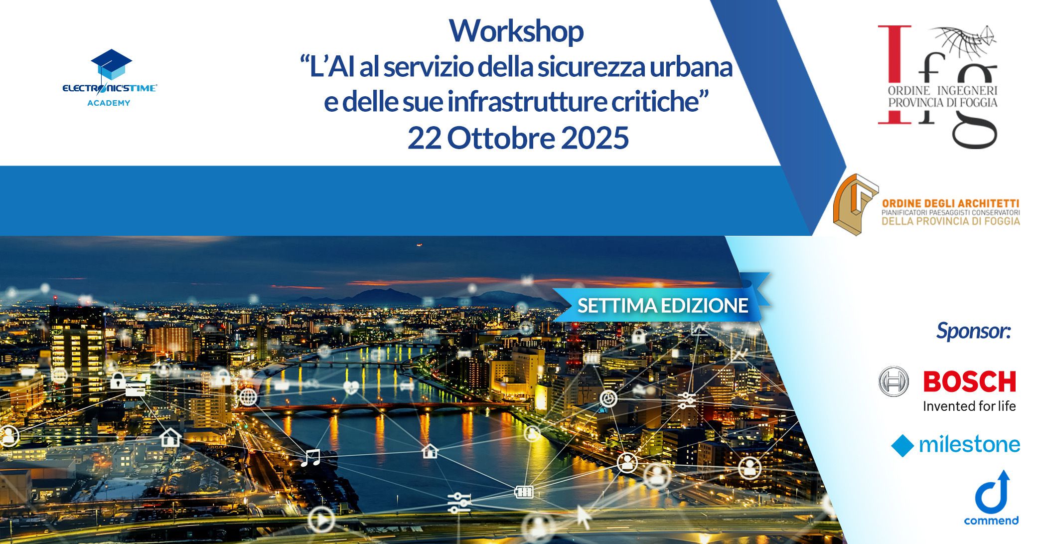 WORKSHOP FOGGIA “L'AI al servizio della sicurezza urbana e delle sue infrastrutture critiche”