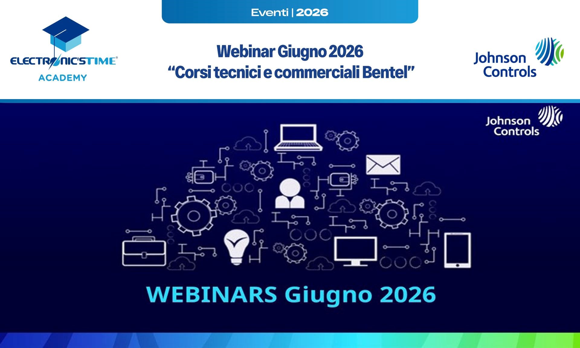 WEBINAR- Calendario Corsi Tecnici e Commerciali Bentel mese Giugno 2026